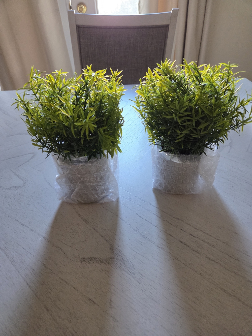 Velener 2 Pcs Artificial Potted Rosemary Plants- Rustic Farmhouse Style